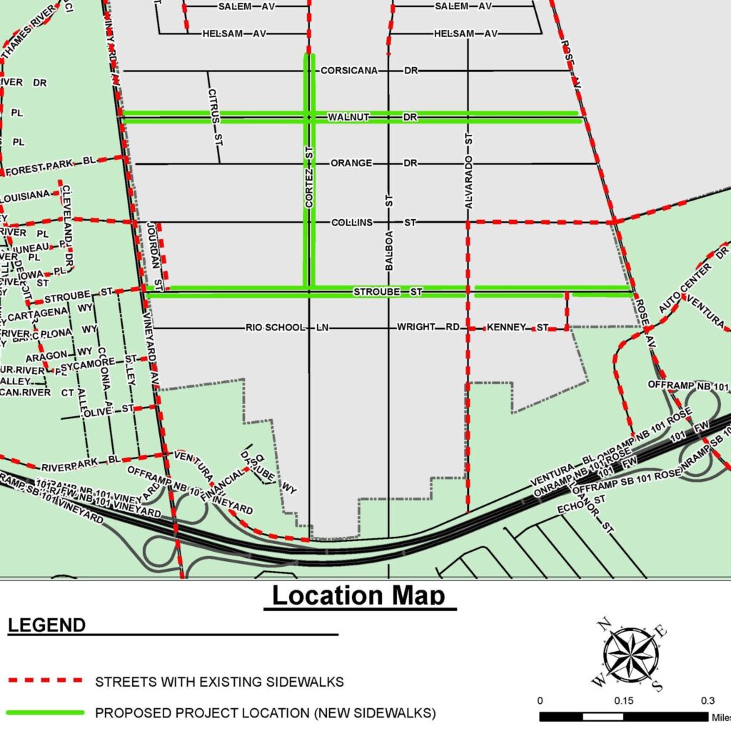 El Rio Pedestrian Improvement Project – Safe Routes to School