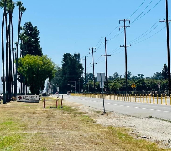 Installation of Rio Mesa High School Traffic calming measures